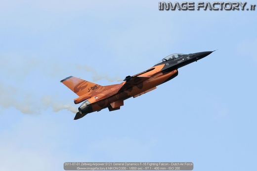 2011-07-01 Zeltweg Airpower 5121 General Dynamics F-16 Fighting Falcon - Dutch Air Force